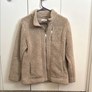 Calvin Klein Beige Sherpa Jacket